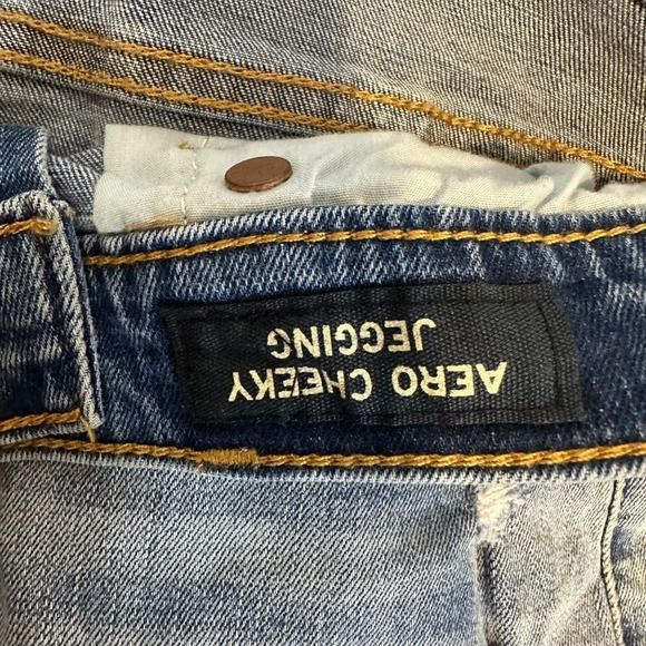 Aeropostale Cheeky Jegging Distressed Jean 8 - Picture 4 of 5